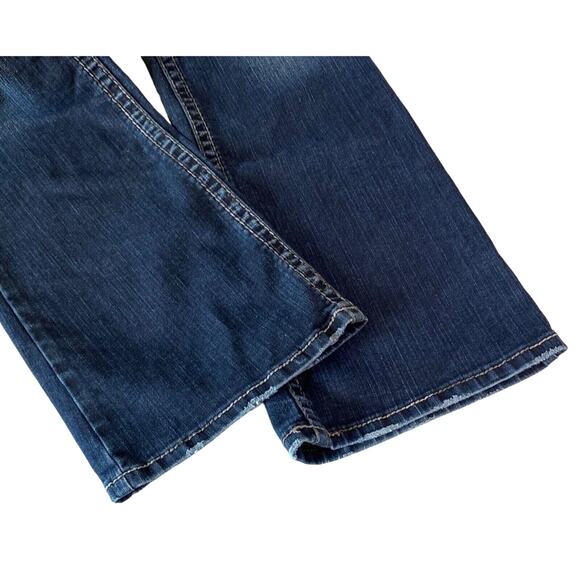 Silver Suki Surplus Jeans Flap Pocket Bootcut Women Sz 30 Mid Rise Embroidered - Picture 8 of 14